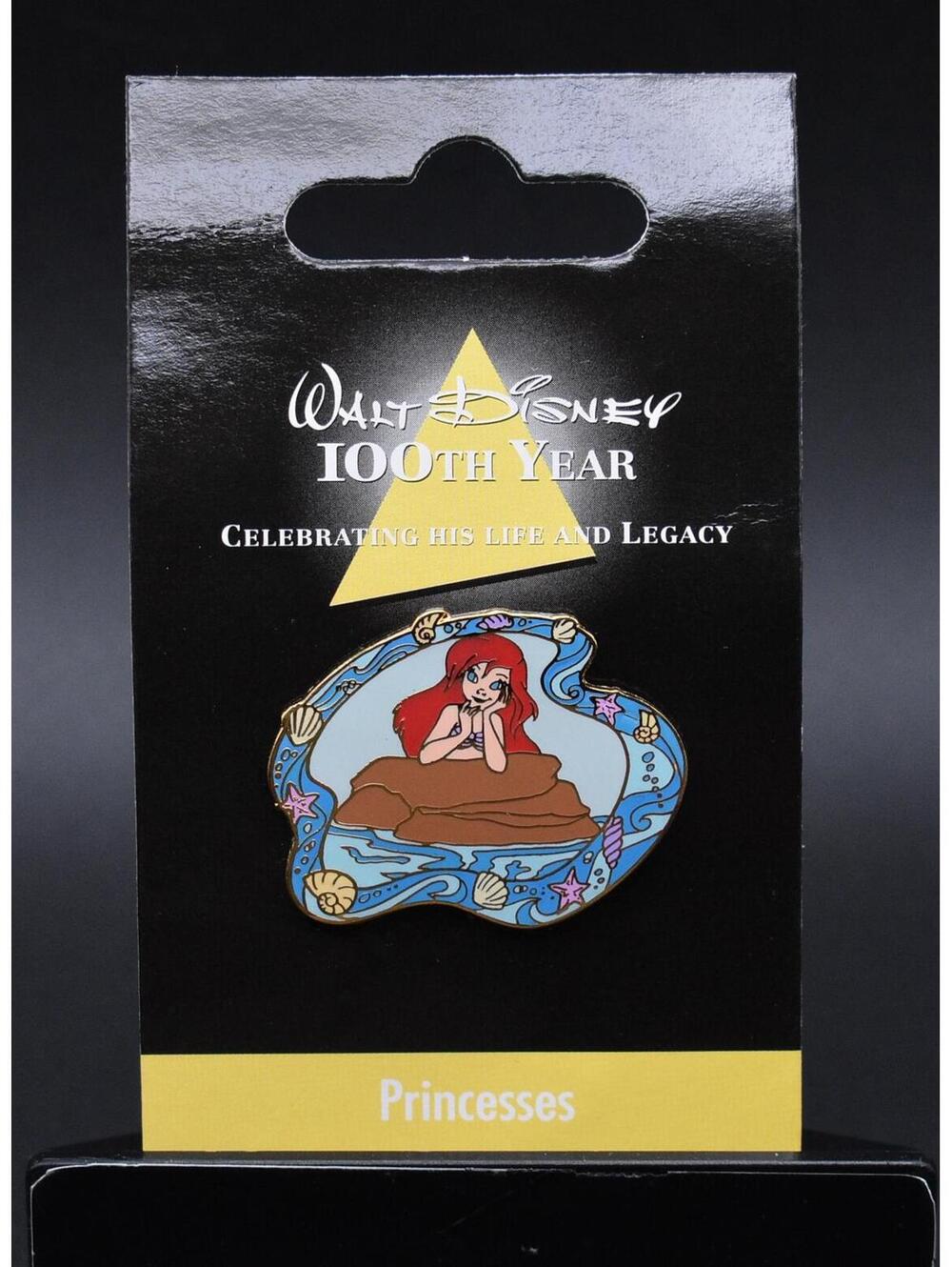 Disney JDS Japan Ariel Little Mermaid Princesses 100th Year Pin (C6)